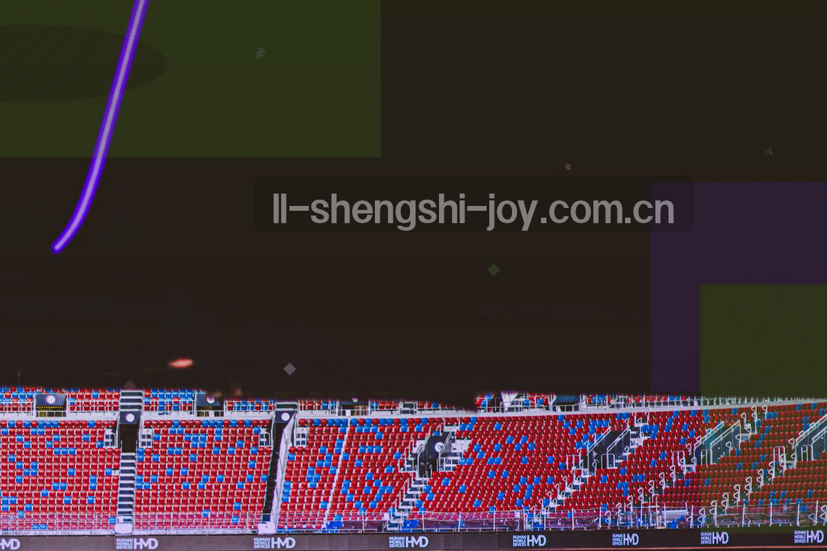 抽象数据折线与舞台灯光交织的观察视觉